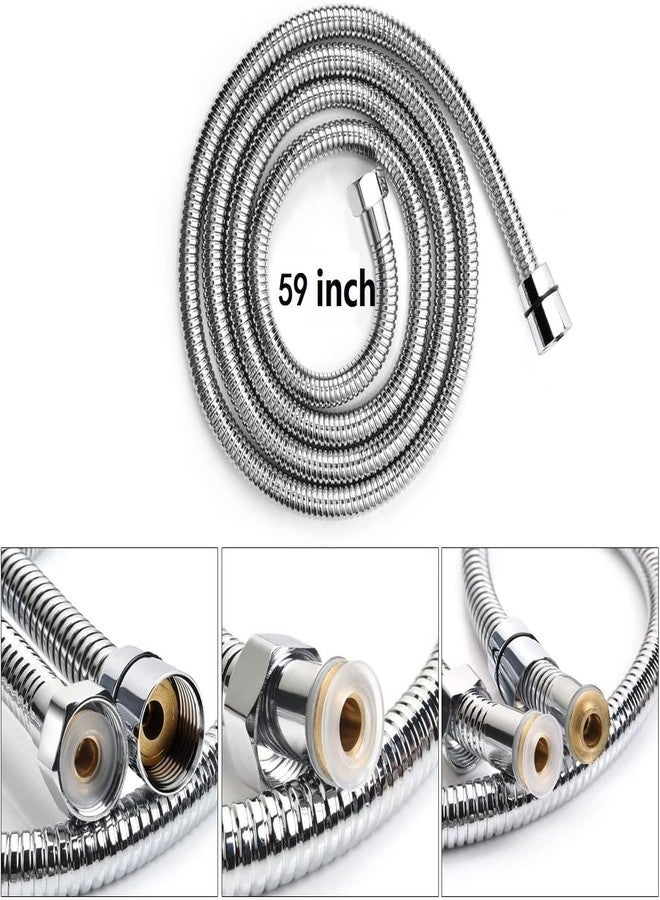 FIORA Rotate 360 Degree Bathroom ABS Health Faucet with SS-304 Grade 1.5 Meter Flexible Hose Pipe and Wall Hook | Health Faucet Set for Bathroom | Water Saving | Dual Mode | Chrome Finish - Image 3